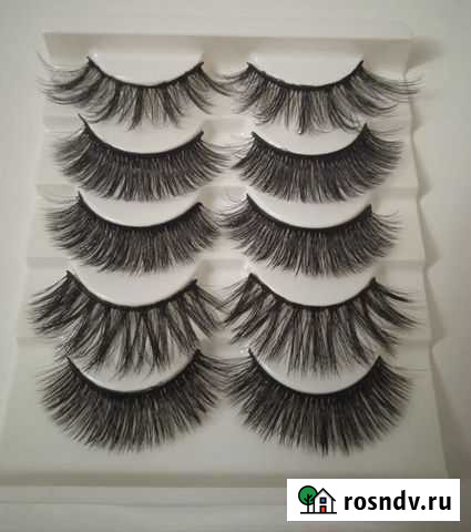 Накладные ресницы (новые) 5 пар Серпухов - изображение 1