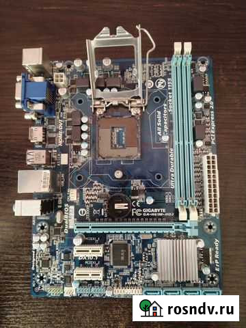 Мат.плата 1155 Gigabyte H61M-HD2 Казань - изображение 1