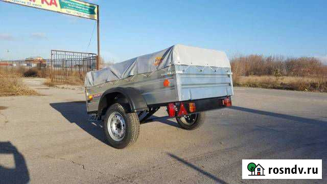 Прицеп легковой атлетик 1.86/1.27/420 с тентом Челябинск - изображение 1