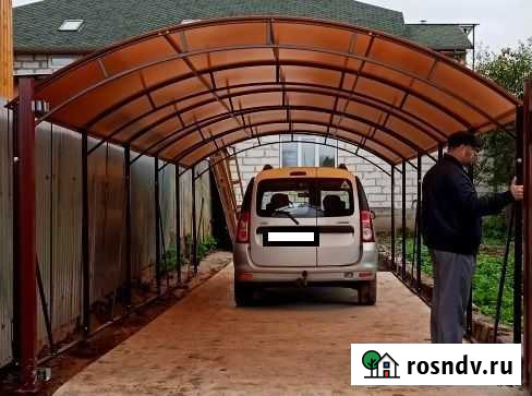 Навес практичный рассвет - 10 (10,0х3,5) Сергиев Посад - изображение 1