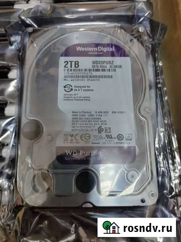 2 тб Жесткий диск HDD WD purple Тюмень - изображение 1