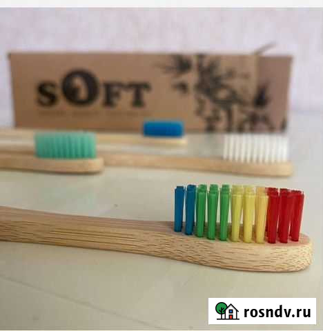 Набор бамбуковых щеток из 4 шт Ковров - изображение 1