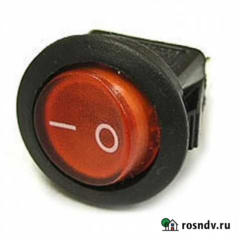 Выключатель круглый для водонагревателей.20/22 мм Киров - изображение 1