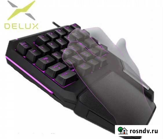 Игровая клавиатура Delux t9pro Абинск - изображение 1
