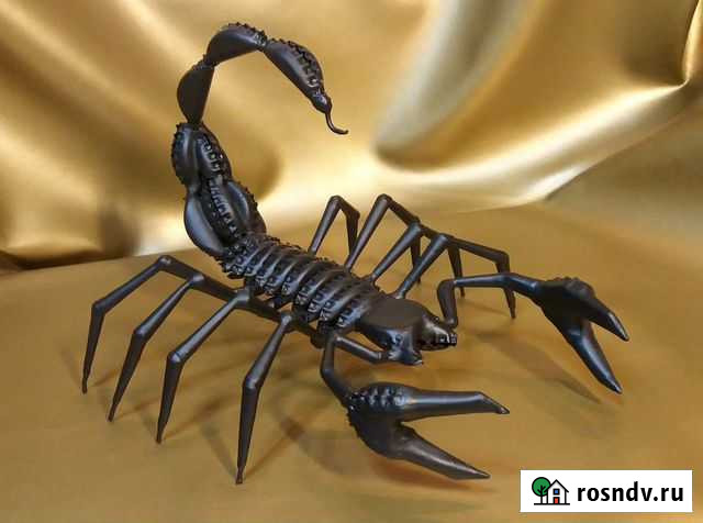 Скорпион чёрный (матовый ). Пивные пробки (крышки) Балашиха - изображение 1