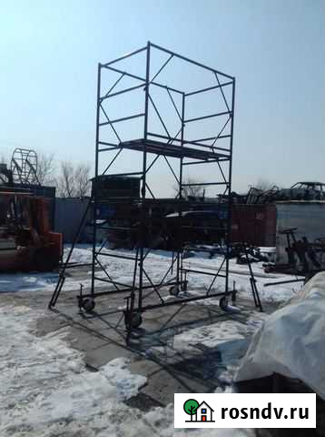 Вышки тура 6 метров. Леса на колесах Аренда прокат Трудовое - изображение 1