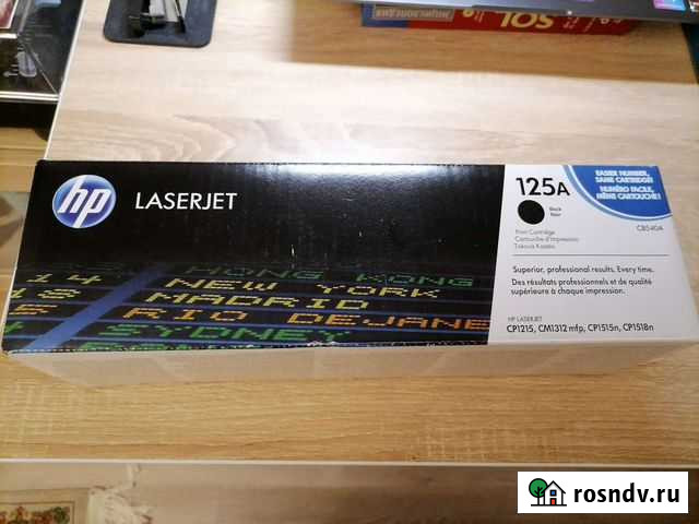 Картридж HP 125A черный оригинал Королев - изображение 1