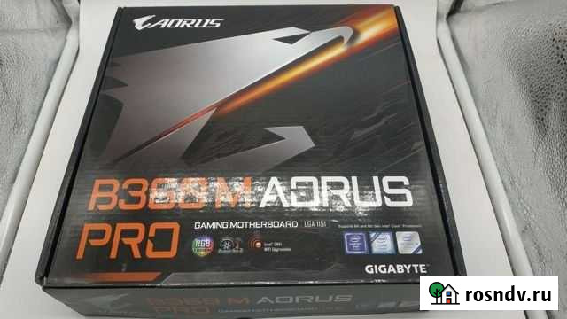 Материнская плата Gigabyte Aorus B360 M pro 1151v2 Новосибирск - изображение 1