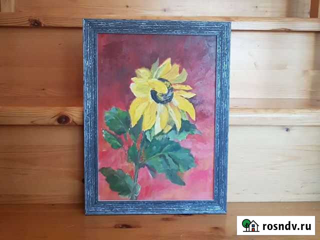 Картина маслом на холсте цветы Пермь - изображение 1