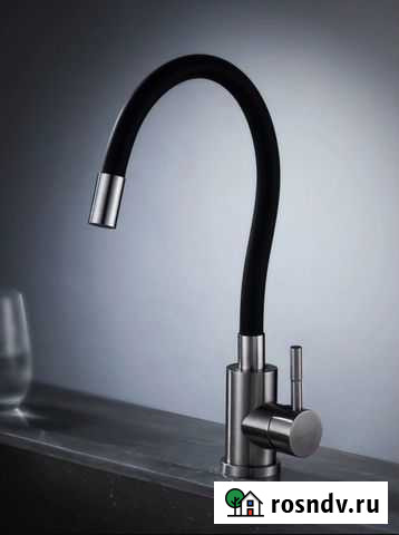 Смеситель кран с гибким изливом (гибкий цветной) Чита - изображение 1