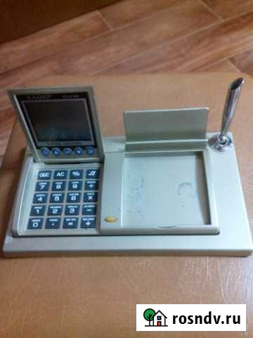 Настольный калькулятор с часами Воронеж - изображение 1