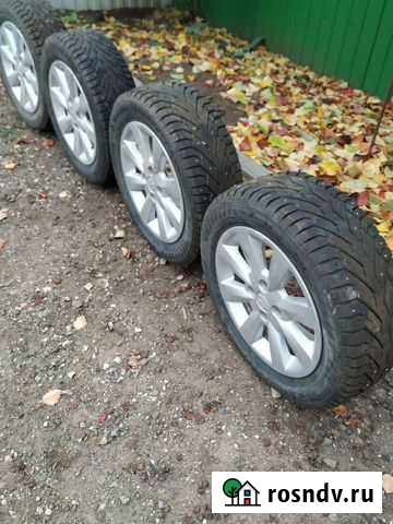 Зимние колеса всборе 195/60/15, 4/100 Саратов - изображение 1