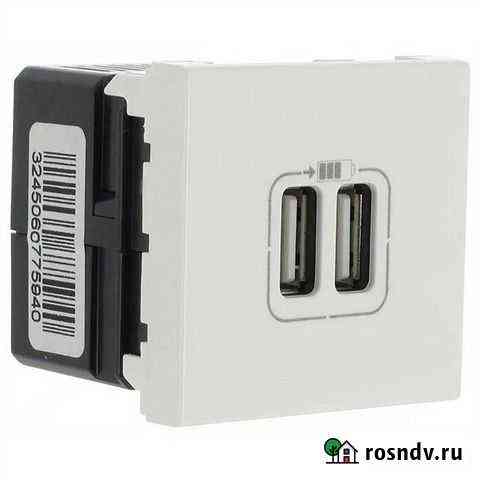 Розетка 2xUSB Legrand Mosaic (077594) Рязань