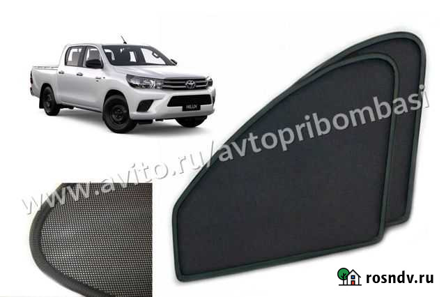 Тойота Хайлюкс 2010г. Автомобильные шторки Самара - изображение 1