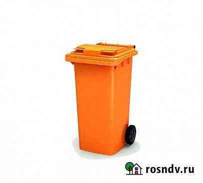 Пластиковый мусорный контейнер 240 л с крышкой Хабаровск