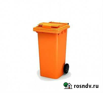 Пластиковый мусорный контейнер 240 л с крышкой Хабаровск - изображение 1