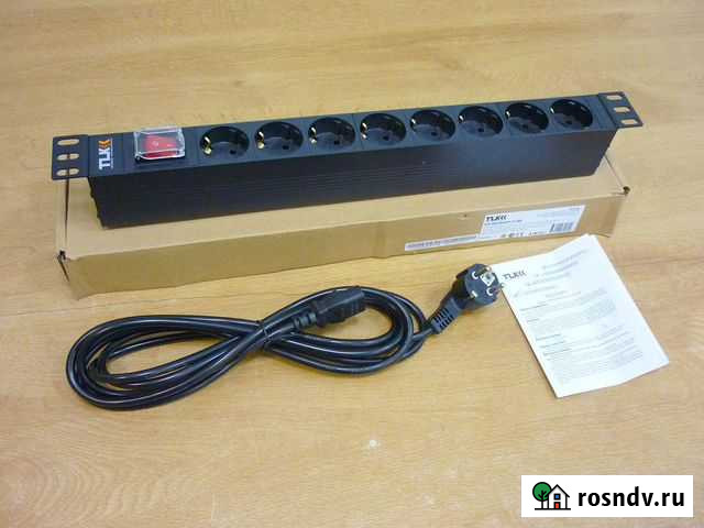Блок розеток TLK-RSC08-MTF-01-BK с кабелем Набережные Челны - изображение 1