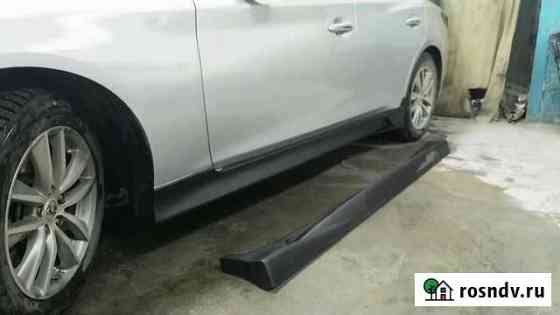 Пороги Impul-style Infiniti Q50, Nissan V37 Хабаровск