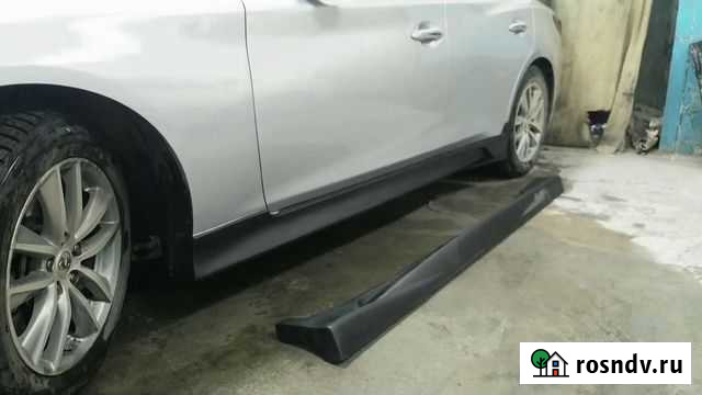Пороги Impul-style Infiniti Q50, Nissan V37 Хабаровск - изображение 1