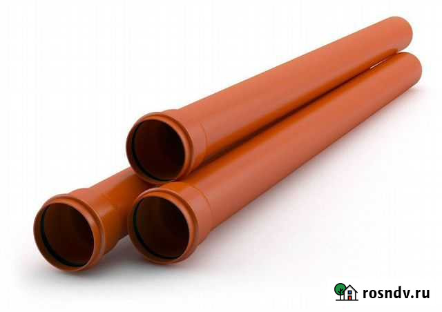 Трубы для наружной канализации пвх SN-4 d-110 мм Отрадный - изображение 1
