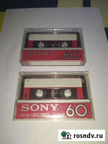 Аудиокассета Sony chf 60 Лыткарино - изображение 1