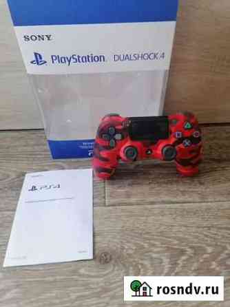 Джойстик на PS4(красный камуфляж) Томск