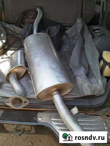 Резонатор и глушитель на Паджеро 2 Воткинск - изображение 1
