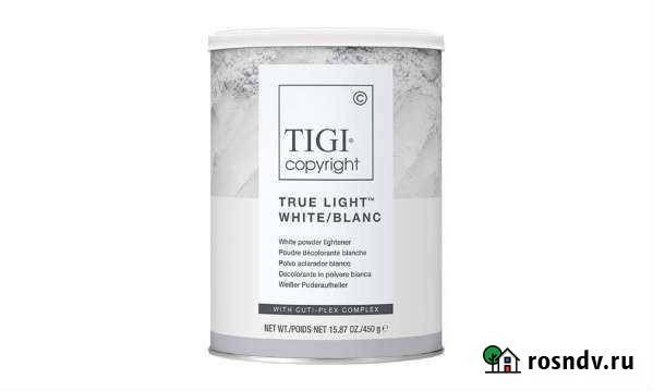 Обесцвечивающий порошок - tigi true light white Красноярск - изображение 1