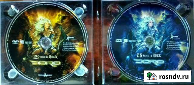 Doro. 25 years in Rock. 2 DVD Кызыл - изображение 1