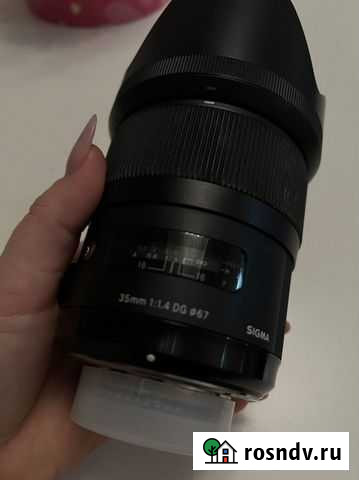 Объектив sigma 35 mm 1.4 art for nikon Тимашевск - изображение 1