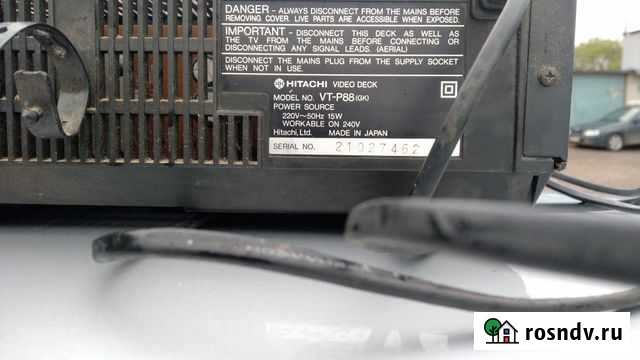 Видеомагнитофон Hitachi, Япония Хабаровск - изображение 1