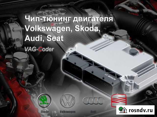 Чип-тюнинг двигателя на VW, Skoda, Audi, Seat Пермь - изображение 1