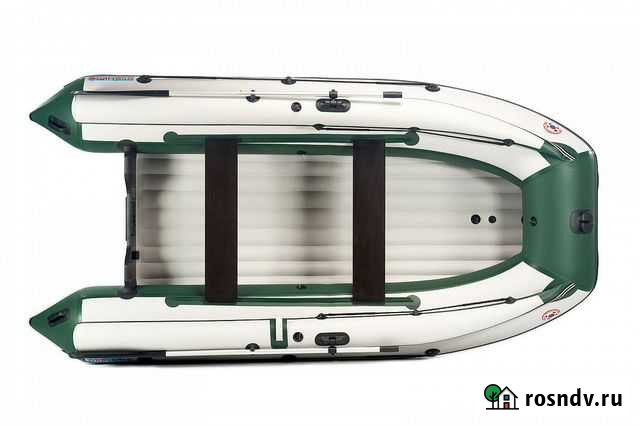 Лодка mishimo family lite DF 370 Светло-серо-зел Екатеринбург - изображение 1