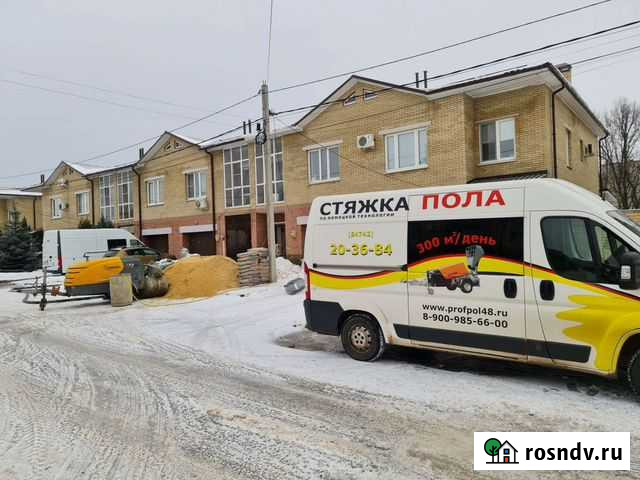 Стяжка пола. Полусухая стяжка. Стяжка за один день Лев Толстой - изображение 1