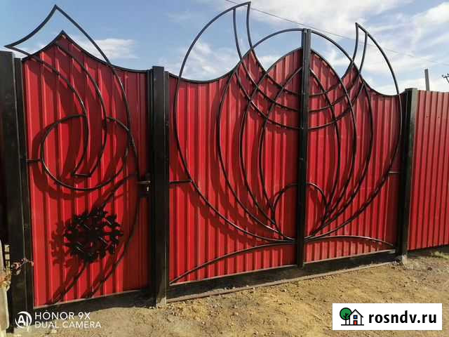 Ворота кованые Карталы - изображение 1