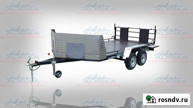 Новый прицеп Alaska ракета (для трех снегоходов) Омск - изображение 1