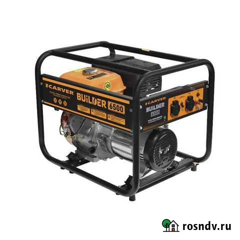 Бензогенератор carver 6500 builder, 5.5 квт Ханты-Мансийск - изображение 1