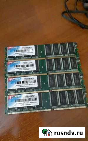 Оперативная память Patriot DDR sdram dimm 512 Мб Липецк - изображение 1