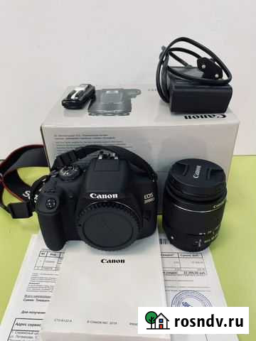 Фотоаппарат Canon EOS 2000D Kit EF-S 18-55mm (В9) Иркутск - изображение 1
