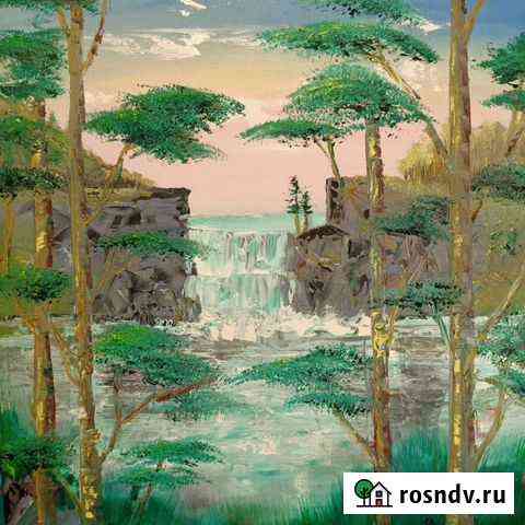 Картина маслом пейзаж Рязань