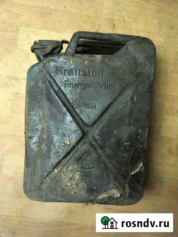 Немецкая канистра для бензина времен войны Тула - изображение 1