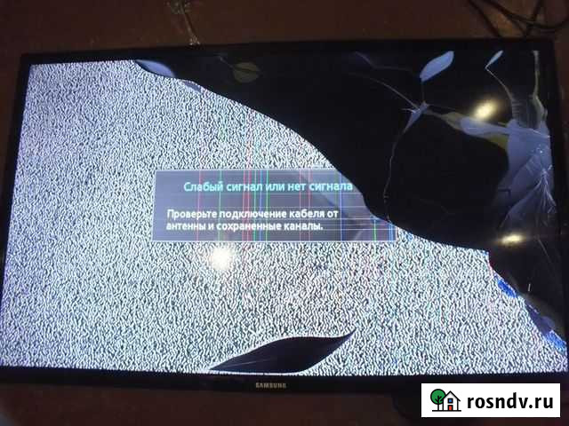 Телевизор samsung ue32p4000w разбита матрица Прокопьевск - изображение 1