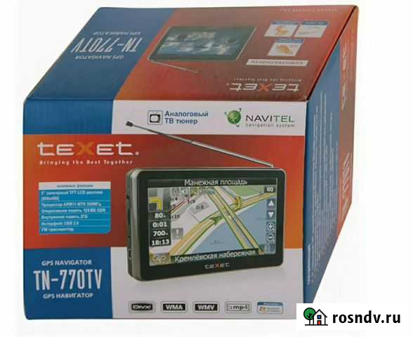 Продам Навигатор teXet TN-770TV Черемшан - изображение 1