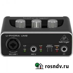 Behringer UM2 -USB-аудиоинтерфейс Тула - изображение 1