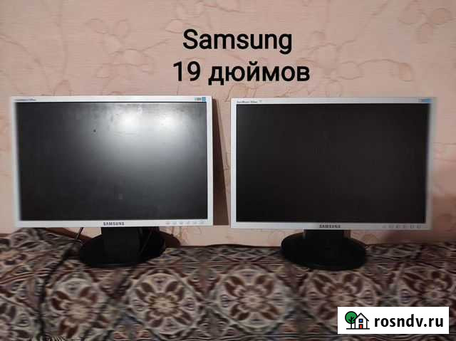 Монитор Samsung 19 (2 штуки) Обмен Астрахань - изображение 1