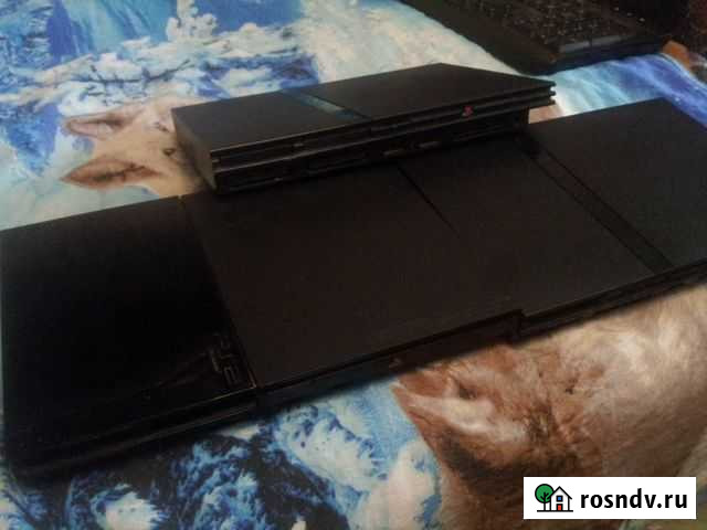 Три Playstation2 (слимки) Мурманск - изображение 1