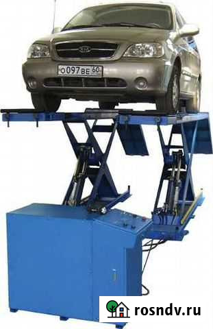 Подъёмник ножничный под сход развал + люфтдетектор Тосно - изображение 1