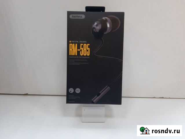 Наушники remax Наушники Remax RM-585 с микрофоном Оренбург - изображение 1