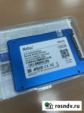 Жесткий диск Netac 128 гб SATA NT01N600S-128G-S3X Владимир - изображение 1