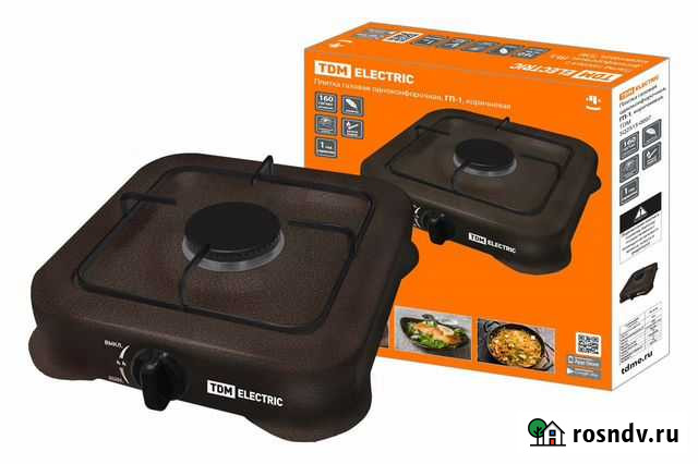 Газовая плита 1-конфорочная, новая Тольятти - изображение 1